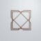 Ekena Millwork Medium Kiowa Decorative Fretwork Wood Wall Panels, Walnut, 15 3/8"W x 15 3/8"H x 3/8"T WALW16X16X0375KWAWA - alternate 2